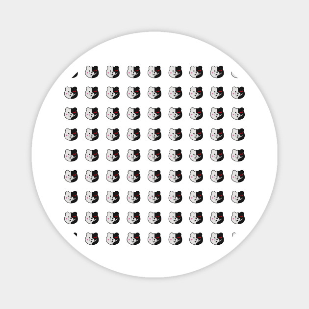 Monokuma Faces v2 Magnet by IQ_Design16